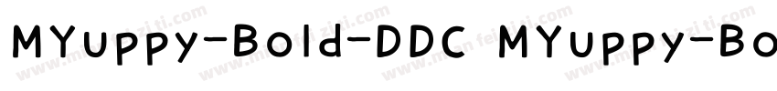 MYuppy-Bold-DDC MYuppy-Bold-DDC字体转换